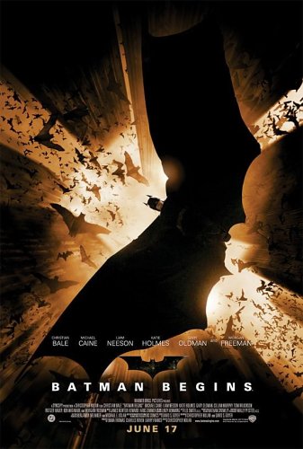 One sheet for Batman Begins