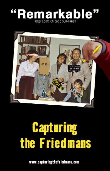 One sheet for Capturing the Friedmans