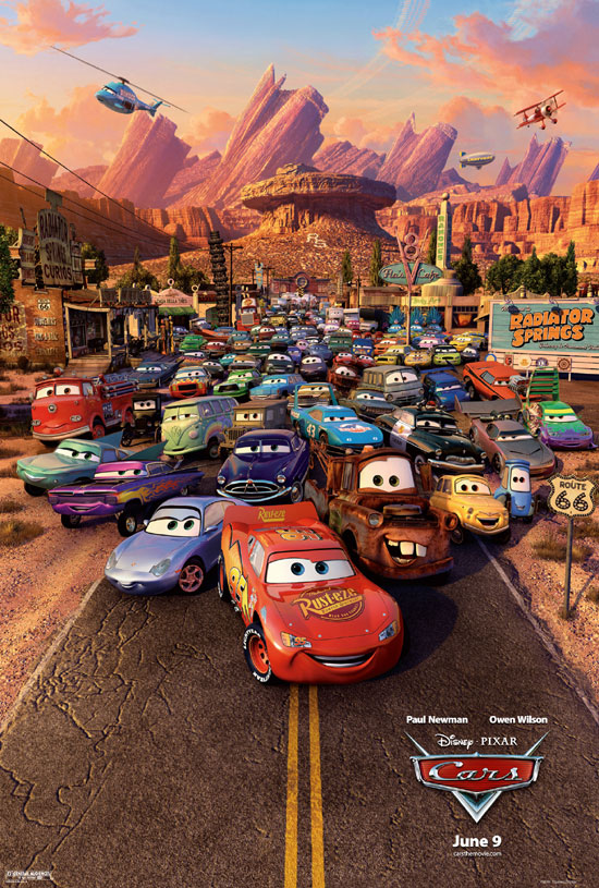 One sheet for Cars