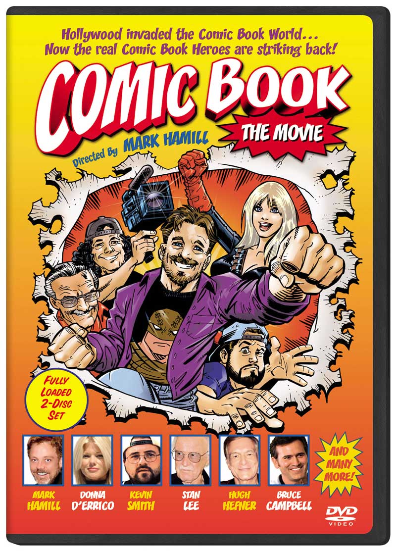 DVD Cover for Mark Hamill's Comic Book Movie