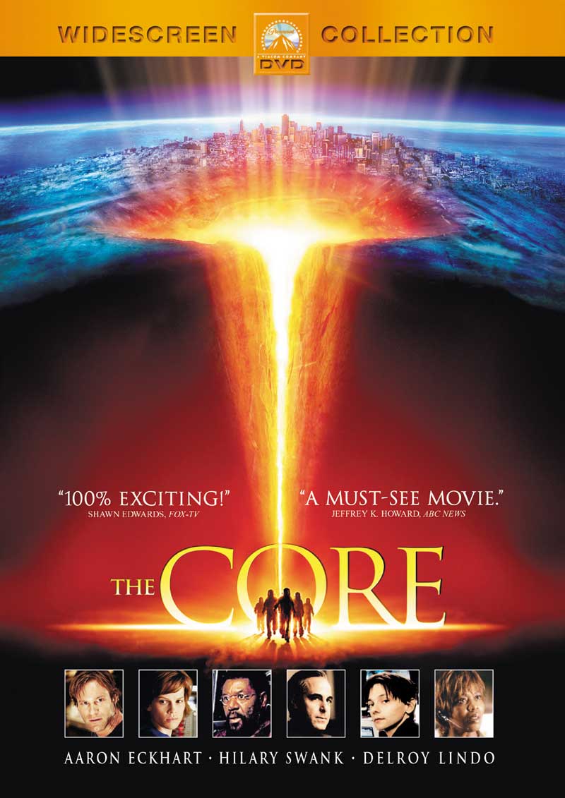 DVD Cover for The Core