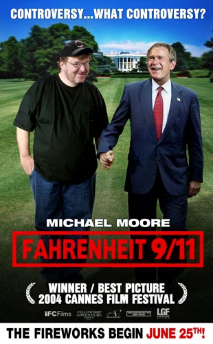 One sheet for Fahrenheit 9/11