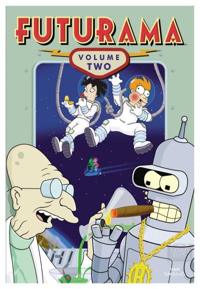 DVD Cover of the 2nd Season of Futurama DVD Set