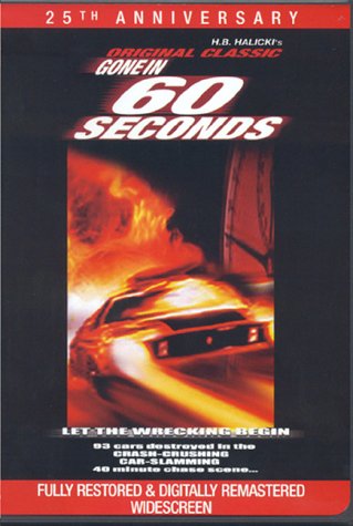 DVD Cover for the original Gone in 60 Seconds
