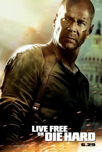 One sheet for Live Free or Die Hard