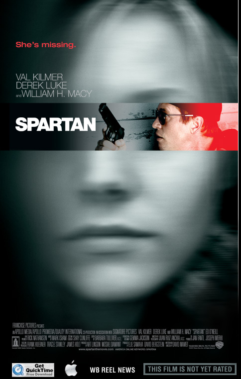 DVD Cover for Spartan