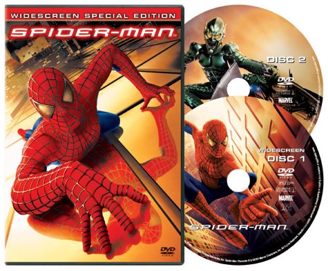 DVD Release of Spiderman.
