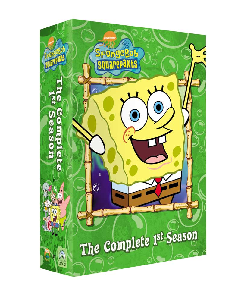 DVD Cover for Season 1 of SpongeBob SquarePants