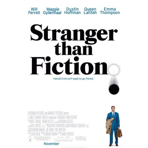 One sheet for Stranger Than Fiction