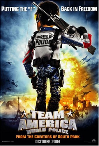 One sheet for Team America: World Police
