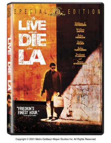 DVD Cover for To Live and Die in L.A.