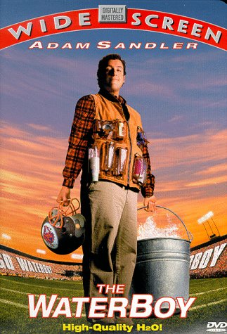 DVD Cover for The Waterboy, a truly bad movie.