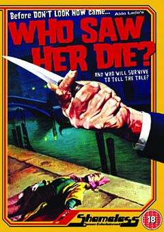 The British Poster for Who Saw Her Die